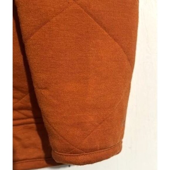 Cuddl Duds Women's Size M Light  Quilt Shirt Jacket Orange - Picture 5 of 9